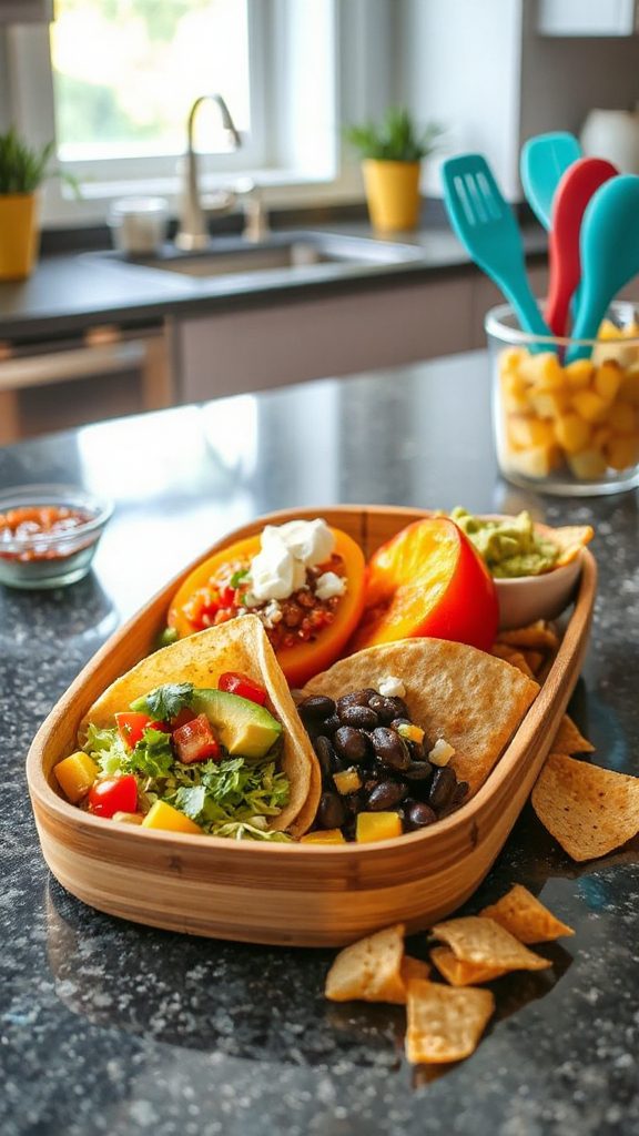 taco bento box meal