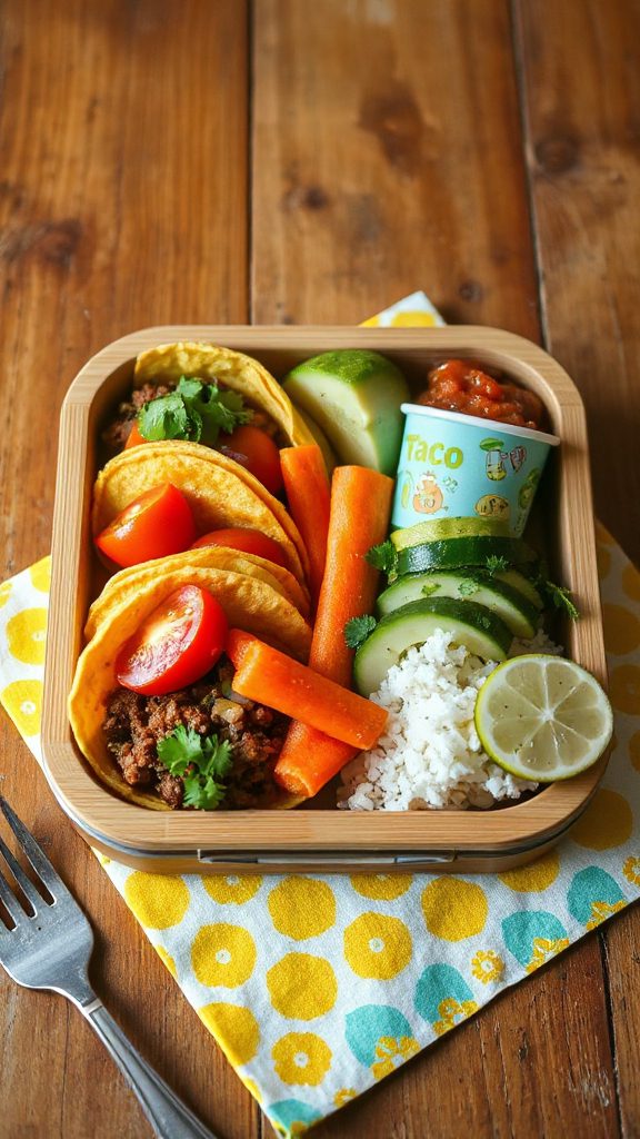 taco bento fun meal