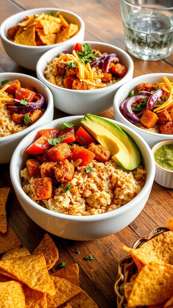 taco flavored rice bowl recipe