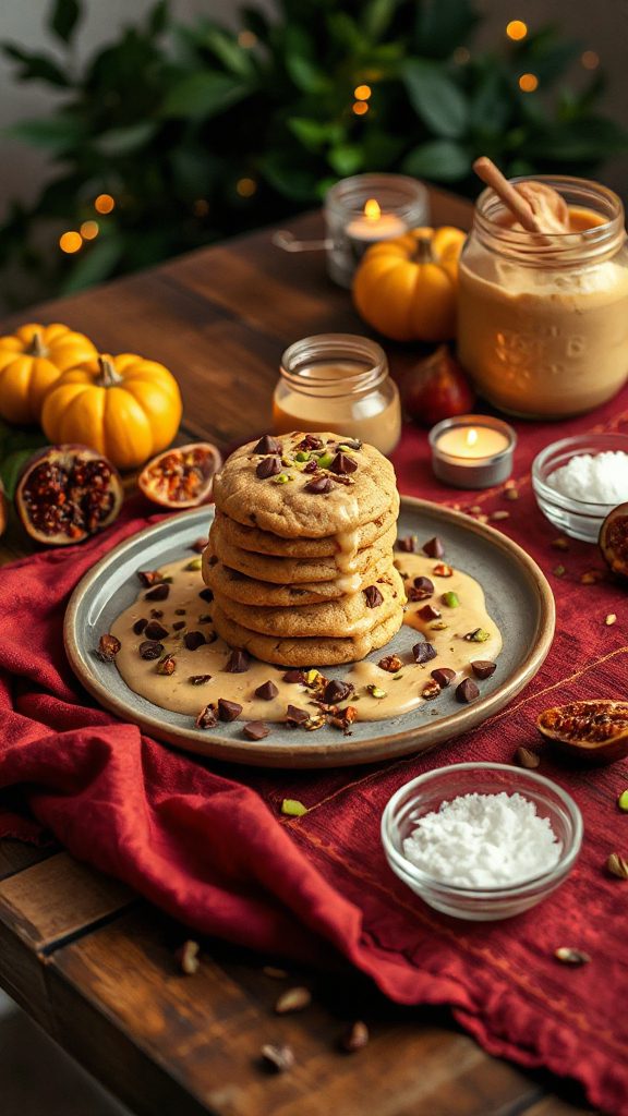tahini chocolate chip cookies