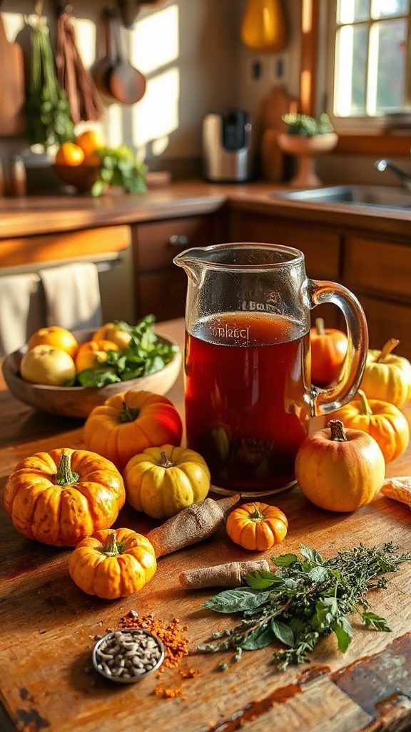 tangy apple cider cocktail