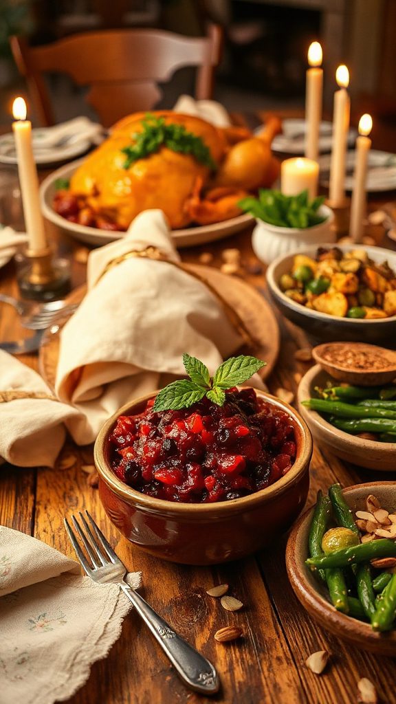 tangy cranberry caraway chutney
