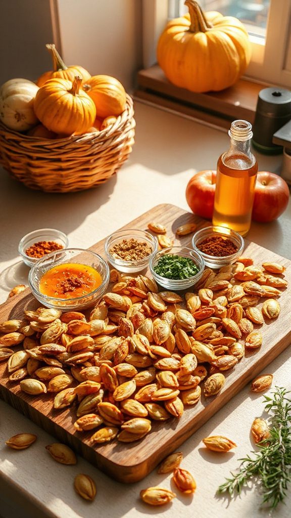 tangy roasted pumpkin seeds