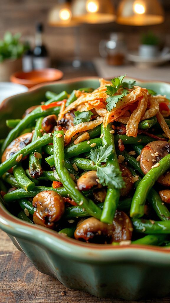 teriyaki green bean casserole