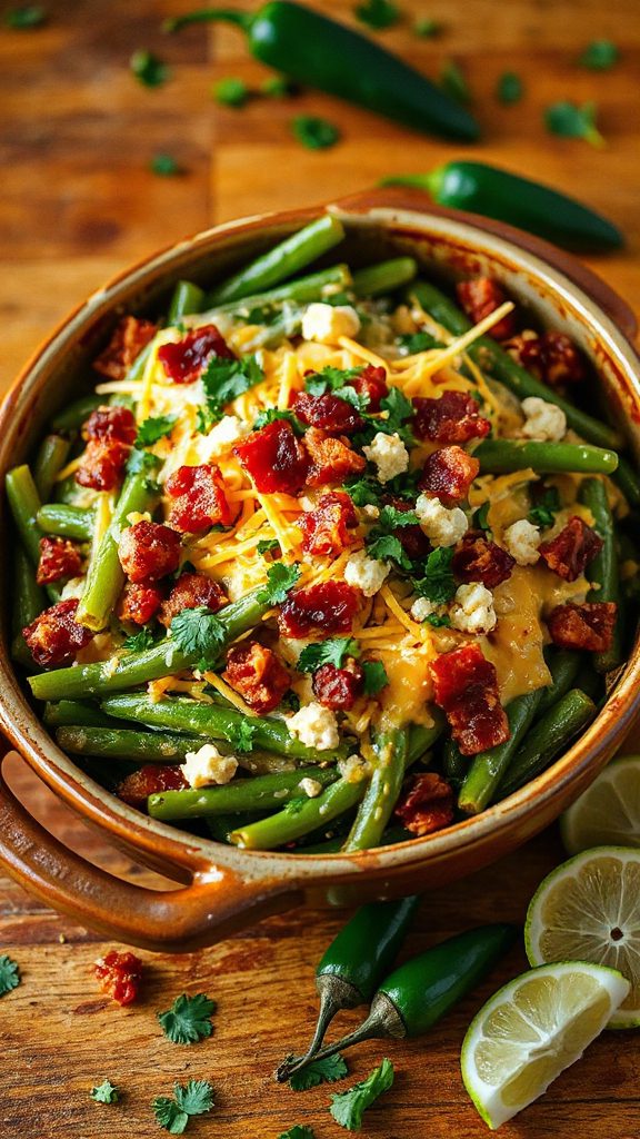 tex mex green bean casserole