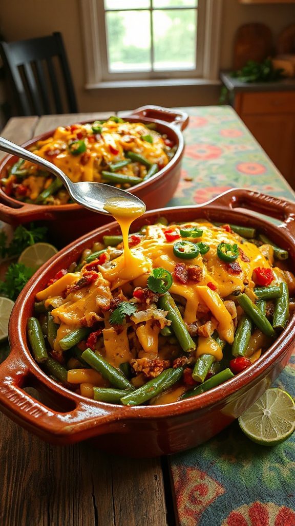 tex mex green bean casserole