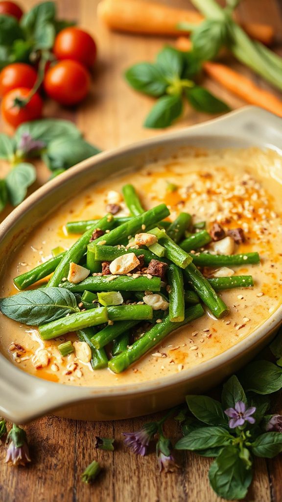 thai basil green beans