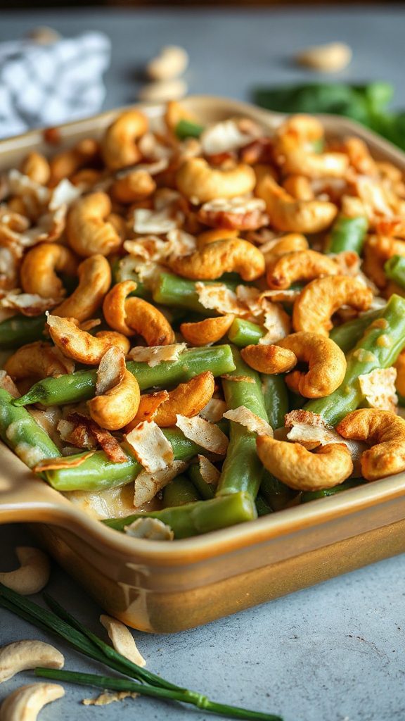 thai coconut cashew casserole