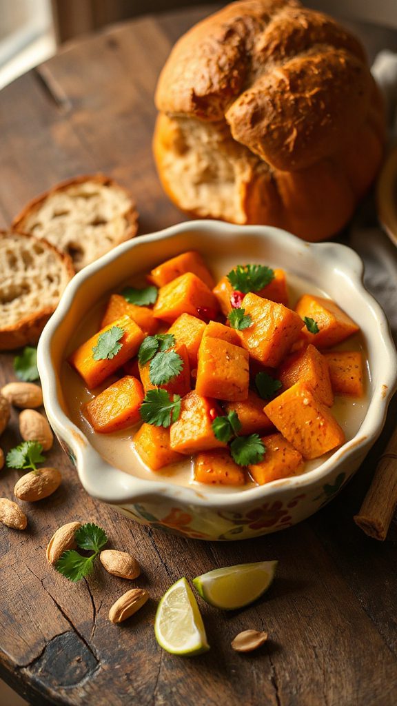 thai coconut curry sweet potatoes
