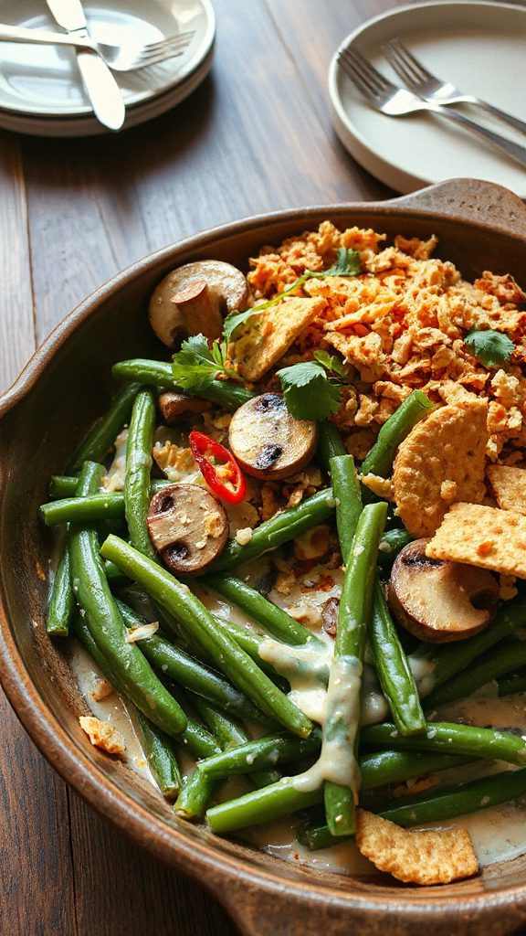 thai green bean casserole thai green bean casserole