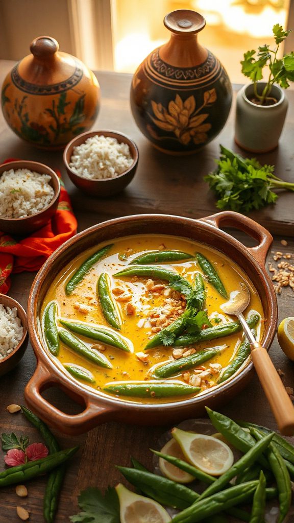 thai green curry casserole