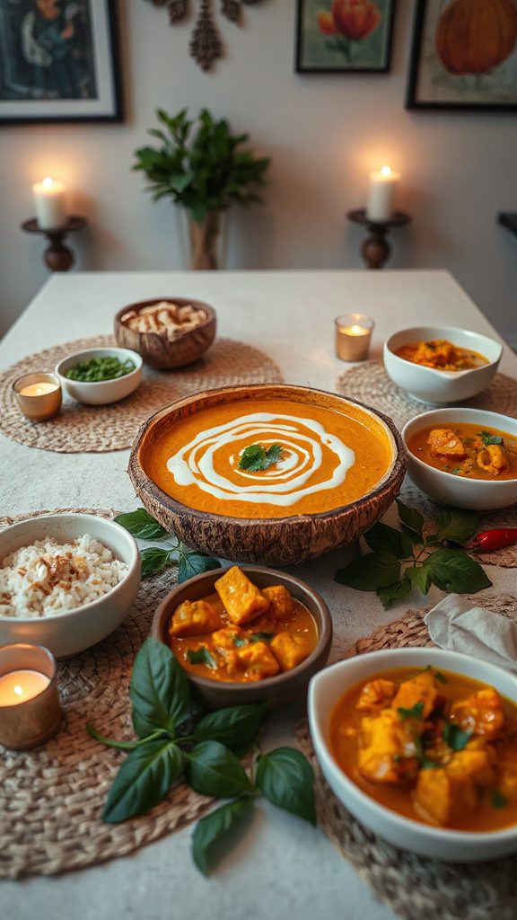 thai rendang pumpkin soup