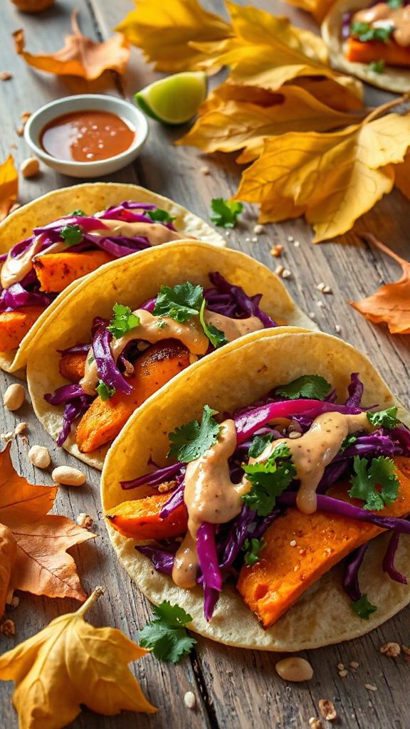 thai sweet potato tacos thai sweet potato tacos