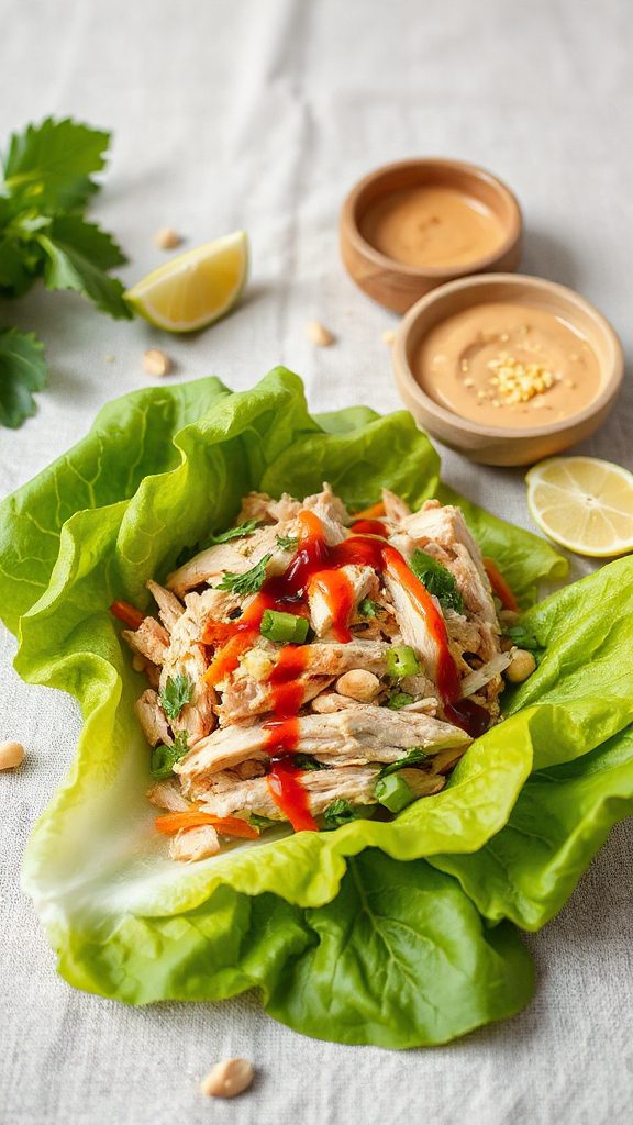 thai turkey lettuce wraps thai turkey lettuce wraps
