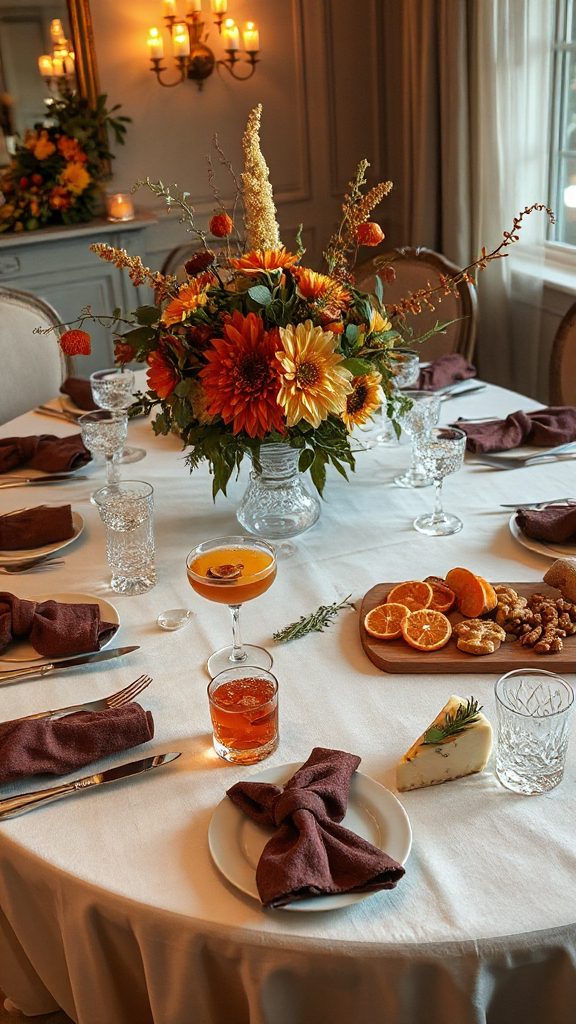 thanksgiving apple cider mimosa