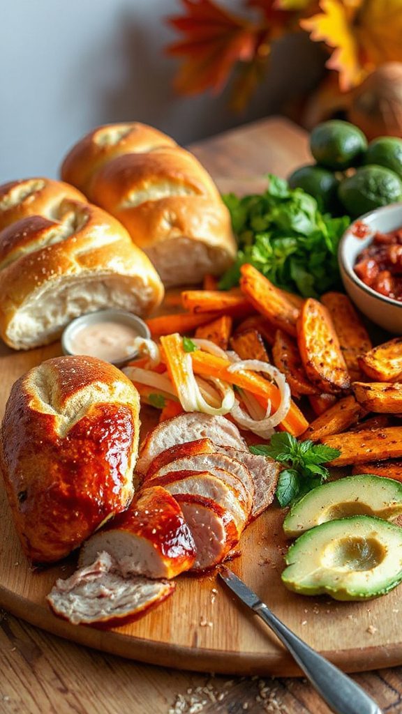 thanksgiving banh mi sandwiches thanksgiving banh mi sandwiches