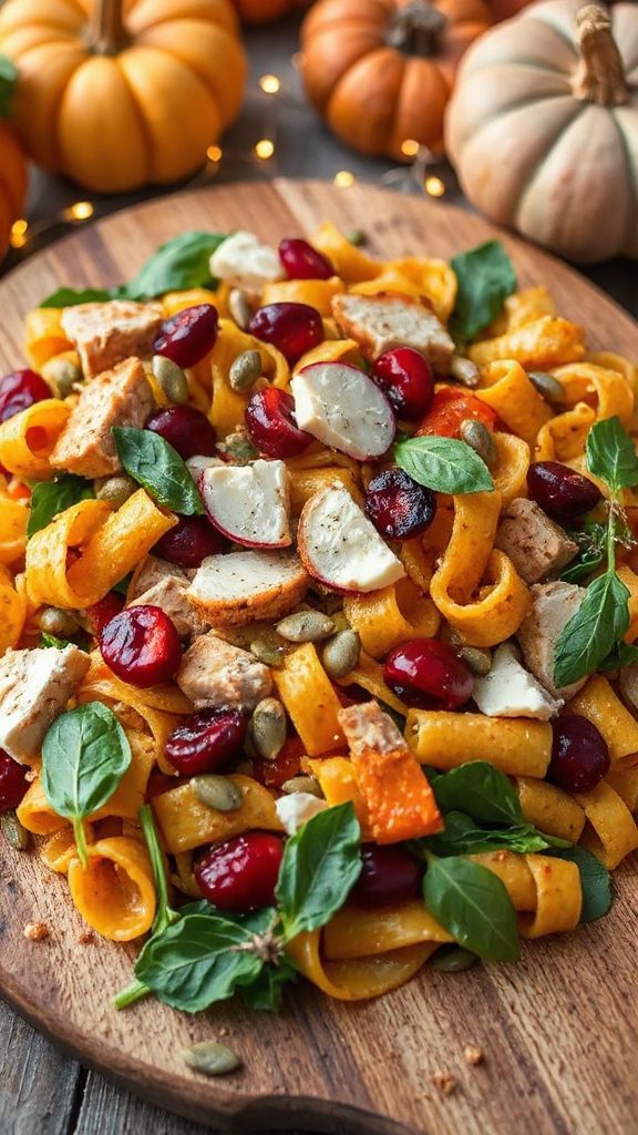 thanksgiving leftover pasta salad
