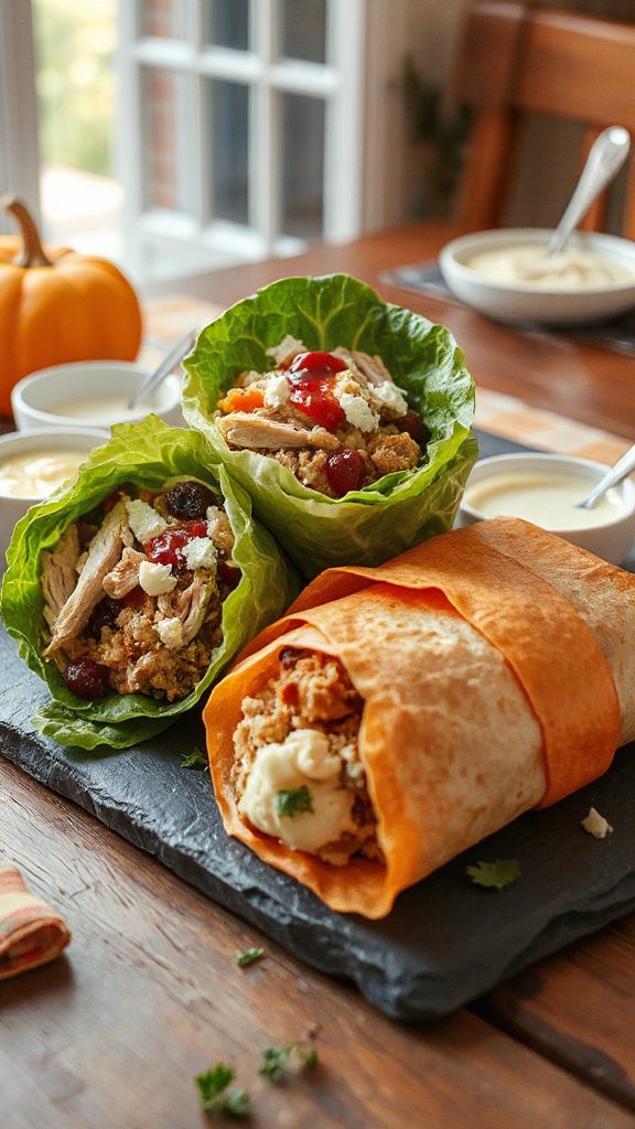 thanksgiving leftover tortilla wraps thanksgiving leftover tortilla wraps