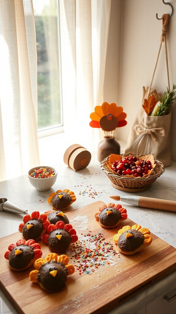 thanksgiving themed sugar cookies