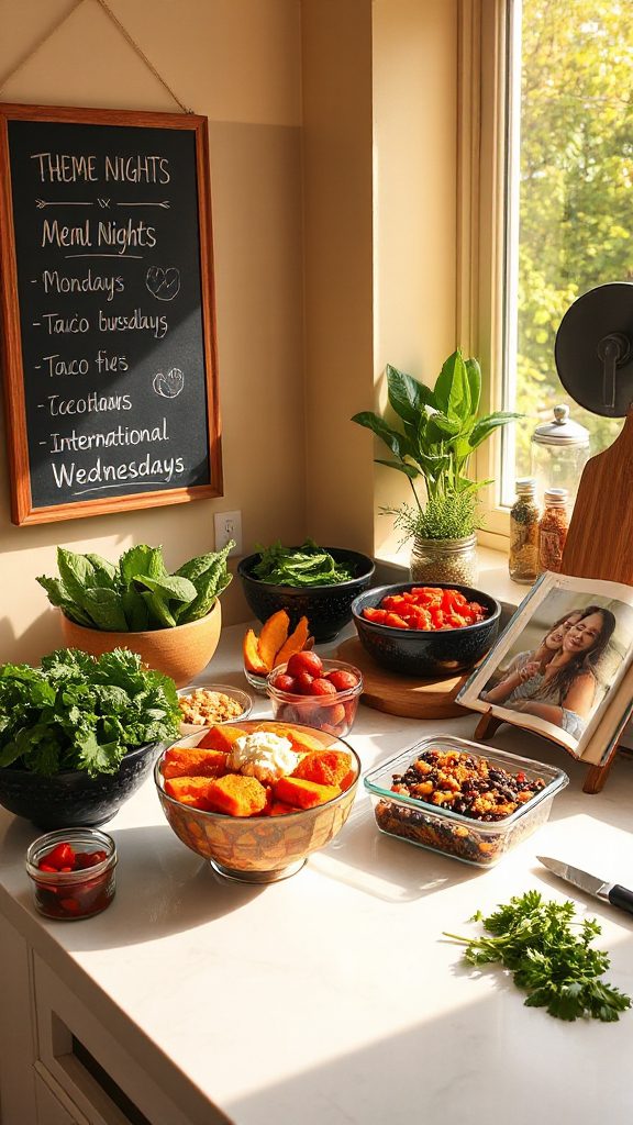 theme night taco bowls