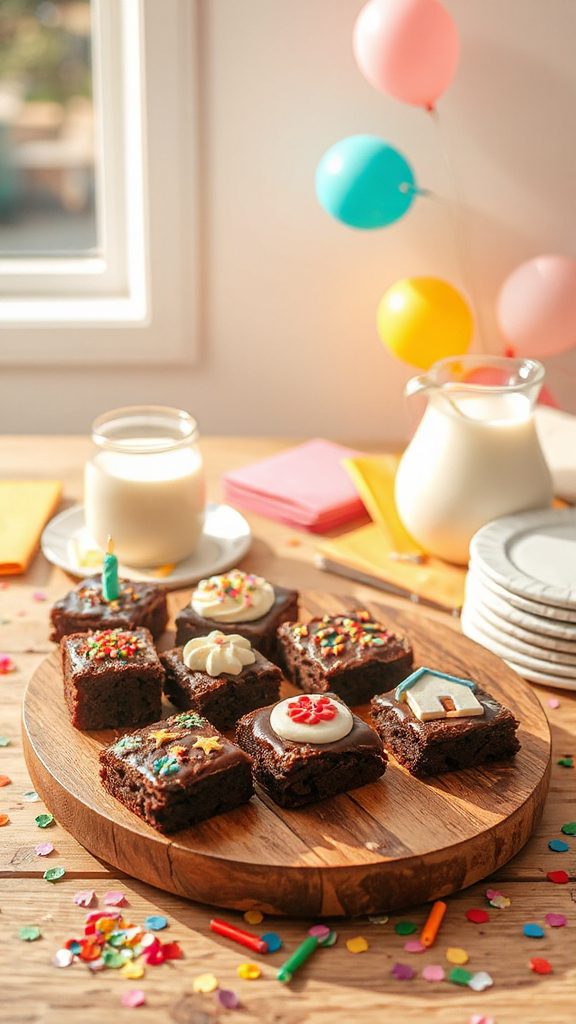 themed brownie bite recipe