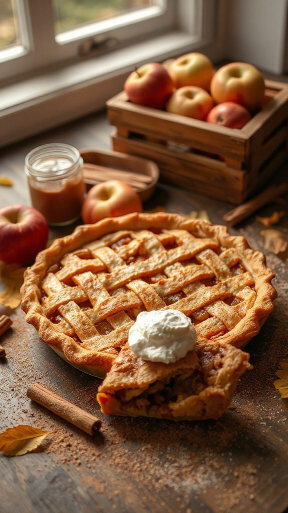 timeless cinnamon apple pie