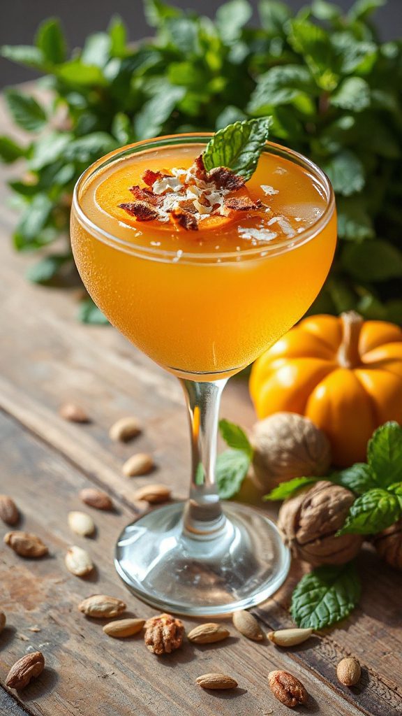 toasted coconut pumpkin seed daiquiri