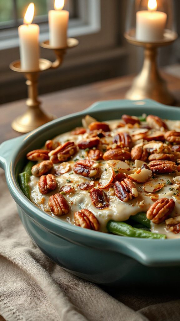 toasted nuts enhance crunch