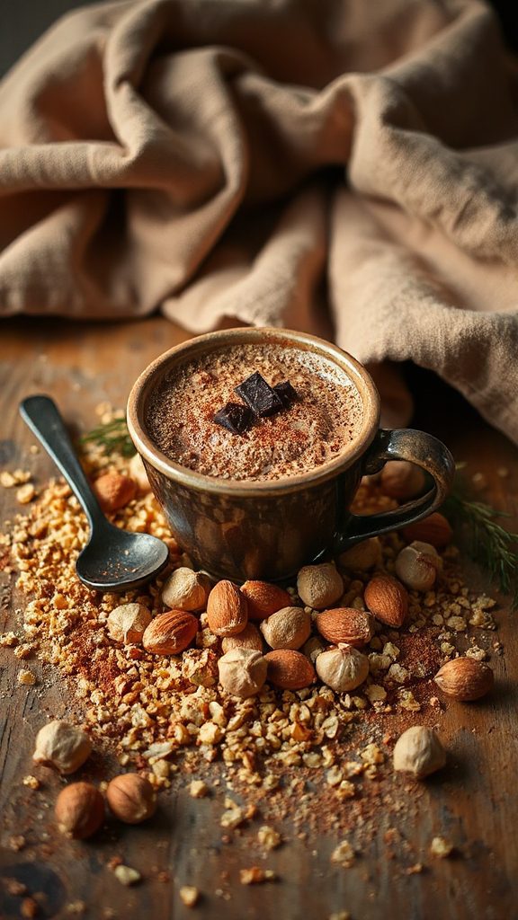 toasted quinoa hot cocoa
