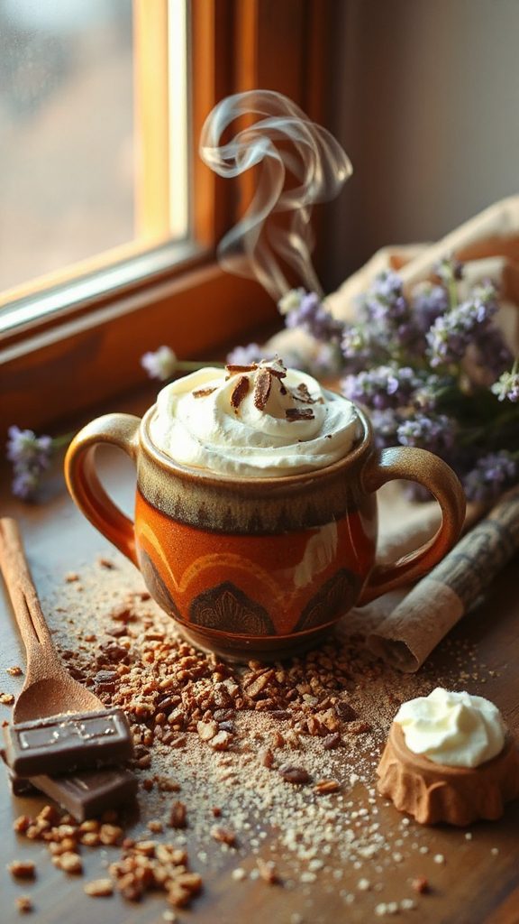 toasted quinoa hot cocoa
