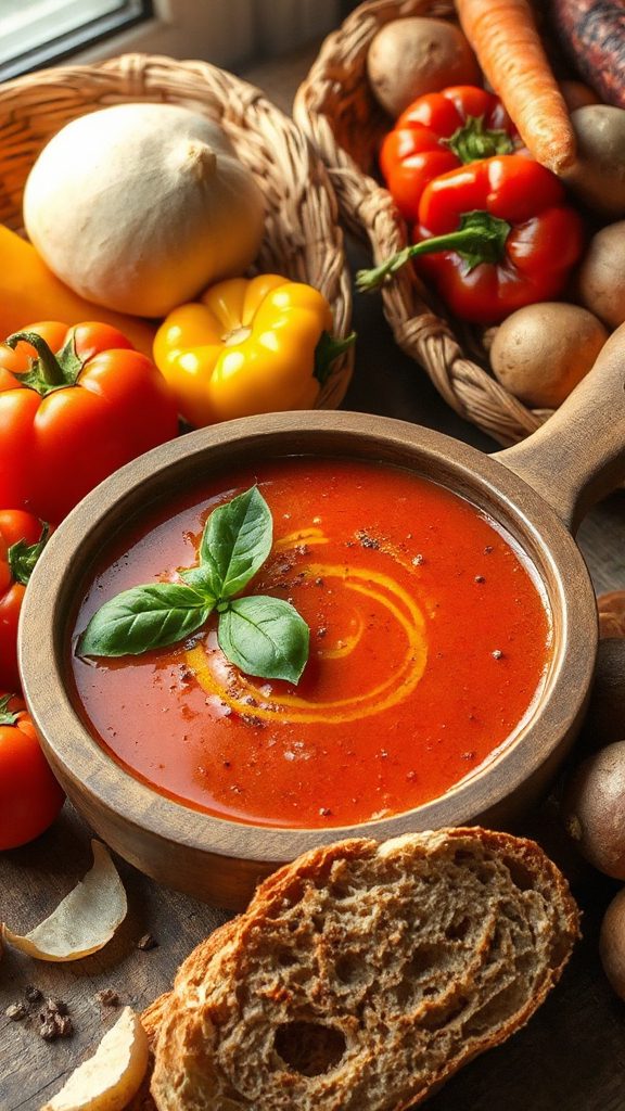 tomato roasted red pepper soup tomato roasted red pepper soup
