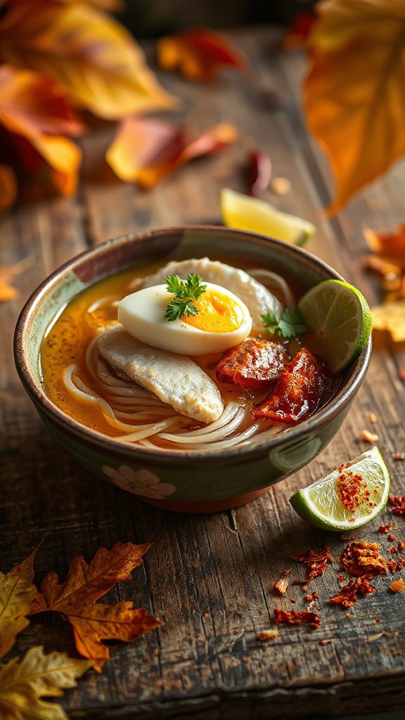 traditional burmese fish noodle soup