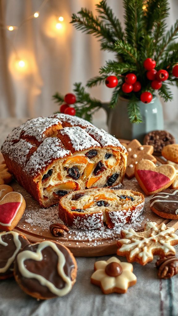 traditional festive fruit bread