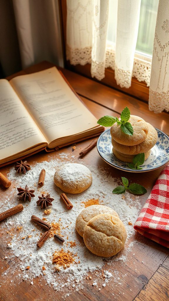traditional german spiced cookies