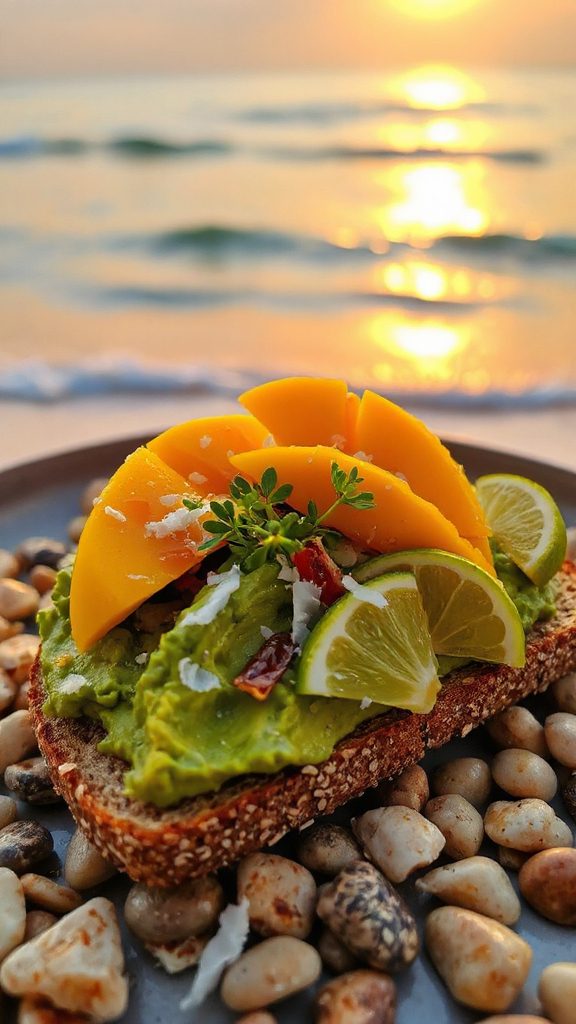 tropical avocado toast recipe