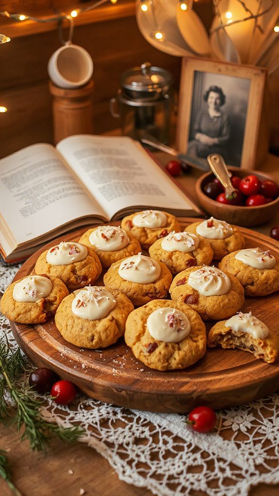 tropical banana pecan cookies
