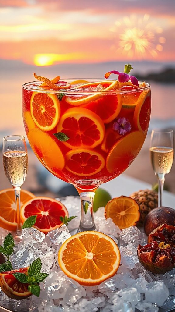 tropical champagne punch recipe tropical champagne punch recipe