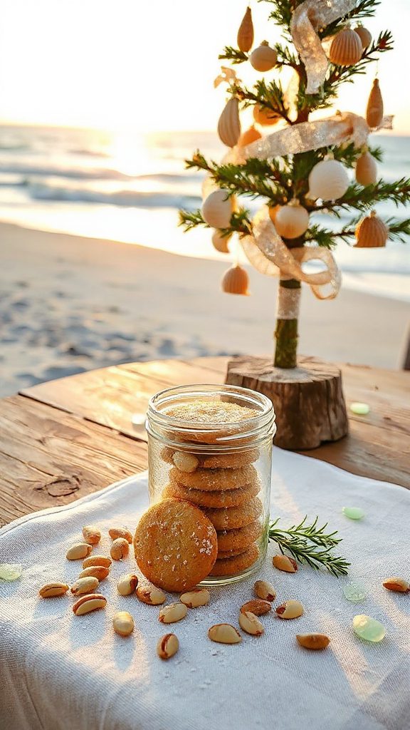 tropical coconut macadamia cookies