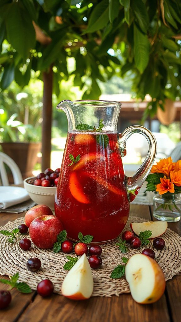 tropical cranberry herbal refreshment