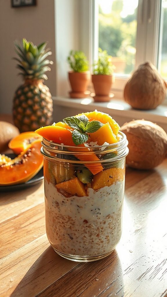tropical fruit breakfast oats tropical fruit breakfast oats