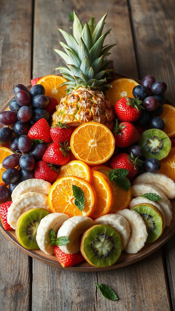 tropical fruit platter delight