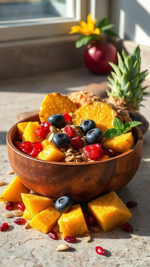 tropical fruit seed snack