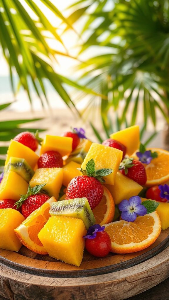 tropical fruit skewer recipe