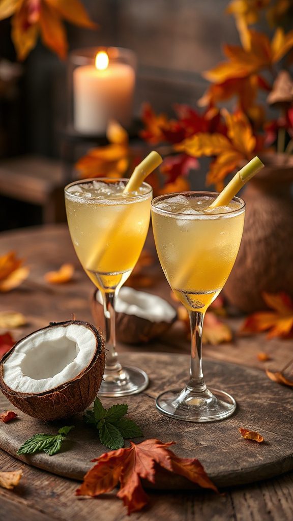 tropical lemongrass coconut daiquiri