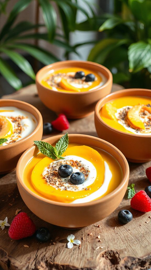 tropical mango coconut smoothie tropical mango coconut smoothie