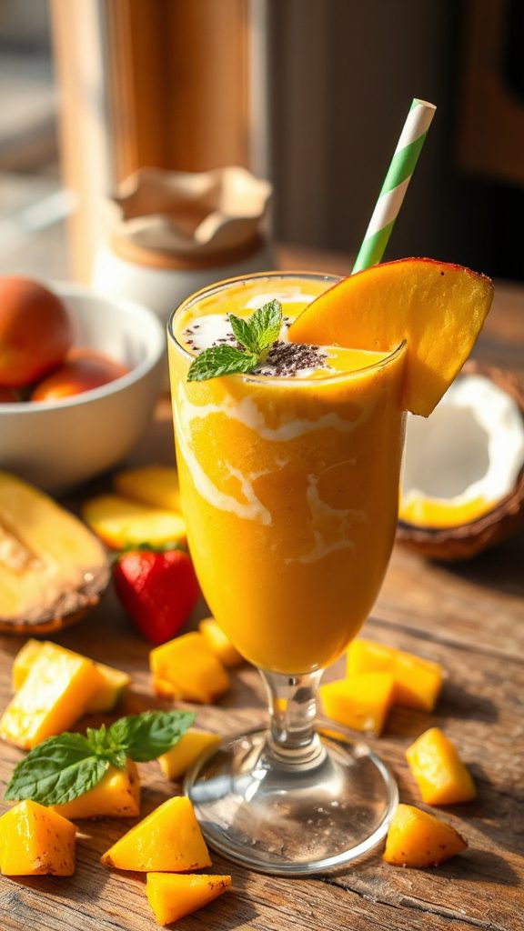 tropical mango smoothie recipe tropical mango smoothie recipe
