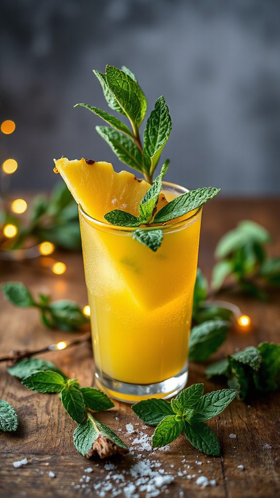 tropical mint cocktail delight tropical mint cocktail delight