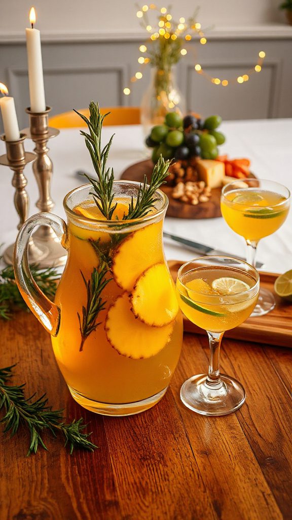 tropical pineapple rosemary punch tropical pineapple rosemary punch