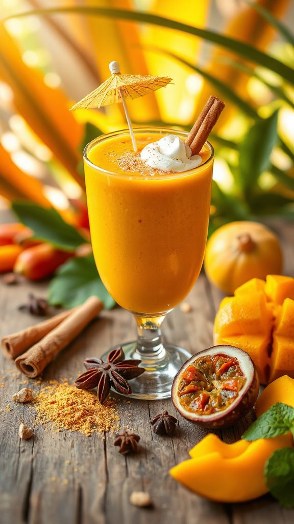 tropical pumpkin smoothie recipe tropical pumpkin smoothie recipe