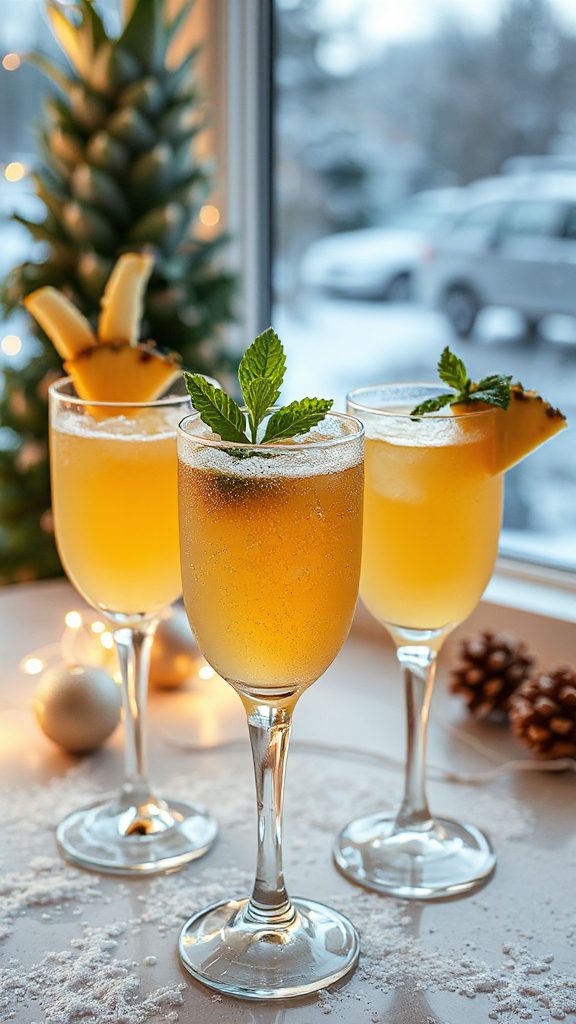 tropical sparkling cocktail delight